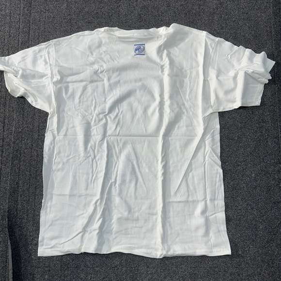 Vintage Overkill Labatt Blue Light Beer T-Shirt XL White 1990 New Short Sleeve - Picture 6 of 9